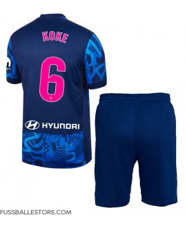 Günstige Atletico Madrid Koke #6 3rd trikot Kinder 2024-25 Kurzarm (+ Kurze Hosen)